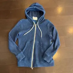 Sea Green フルジップパーカー 青