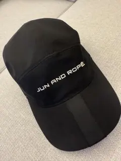 美品　JUN AND ROPE キャップ　ブラック