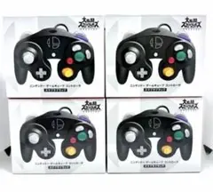 ニンテンドー ゲームキューブ コントローラ スマブラブラック 4個 新品未開封