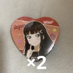 ラブライブ サンシャイン　Aqours 黒澤ダイヤ　y2k 缶バッジ