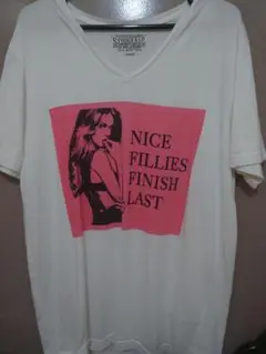 STOOGE & CO VネックTシャツ Lサイズ