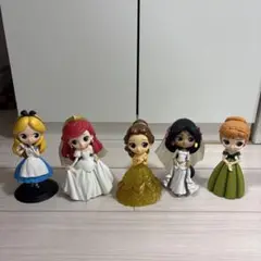 Qposket プリンセスフィギュア5体セット