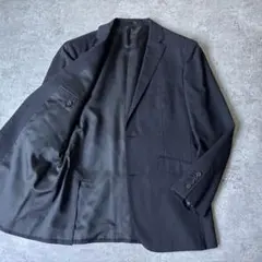 【美品】バーバリー ブラックレーベル ジャケット スーツ ストライプ シルク
