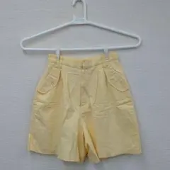 CABIN イエロー ハイウエスト ショートパンツ ヴィンテージ