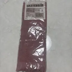 コットン100% フリンジ付きピンクマフラー