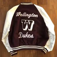 HOLLOWAY wellington dukes band USA製スタジャン