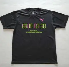 PUMA　埼玉(国際)マラソン2019　Tシャツ　ユニセックス M　黒