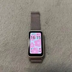 HUAWEI Band 8 ピンク メッシュバンド