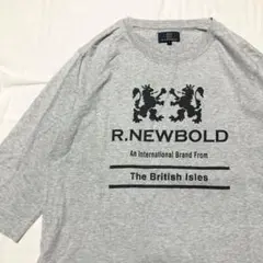 【極美品】R.NEWBOLDアールニューボールド 6分袖カットソー L Tシャツ