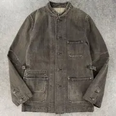 日本製 TETE HOMME デニム カバーオール ジャケット スタンドカラー