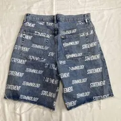 ZARA DENIM ペイントショーツ デニムハーフパンツ USA30サイズ