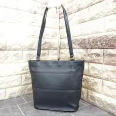 Vintage Coach Tote Bag BLACK 9098＠○
