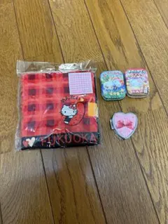 キャラクターグッズ 福岡限定品　ハローキティ　ハンカチ