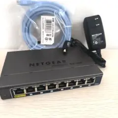 NETGEAR GS108Tv2 スマートハブ 初期化済み おまけ付き