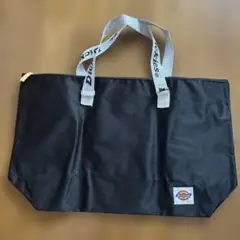 新品未使用　Dickies ブラック トートバッグ　レア品　チャック付き