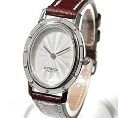 HERMES エルメス クリッパー オーバル CO1.210 QZ 時計 保証書