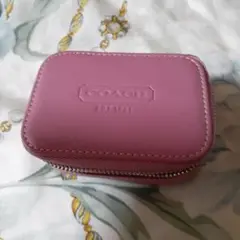 コーチ/トラベルポーチ COACH EST.1941 ピンク 保存袋付 /未使用