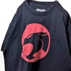 サンダーキャッツ デカロゴ Tシャツ ブラック 黒 L 古着