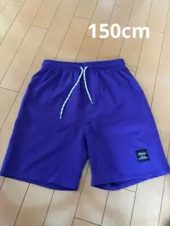 サーフパンツ水着☆150cm☆パープル☆インナーショーツ付☆美品