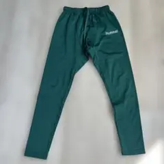 hummel ダークグリーン インナータイツ　140