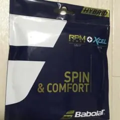 BABOLAT RPM POWER + XCEL バボラ ハイブリッド ガット