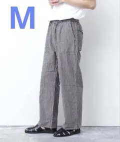 GEVACO ゲバコ ストライプ ワイドパンツ 40