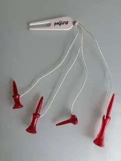 ゴルフ フォークと4種のティーセット