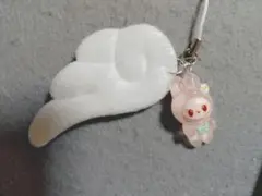 ビーズキーホルダーy2kラブブ