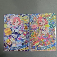 ひみつのアイプリ　スペースダイナー　ハッピーバースデー！　おとめ　2枚セット