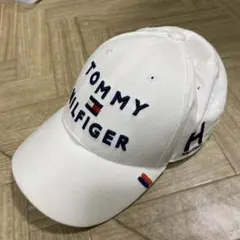 WT166 TOMMY HILFIGER キャップ ホワイト 古着