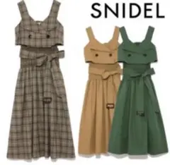 SNIDEL トレンチライクワンピース