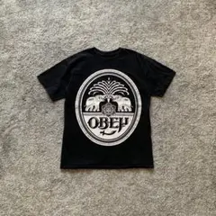 S相当 半袖Tシャツ ヴィンテージ アニマル ゾウ 黒 ブラック 古着