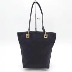 GUCCI グッチ GG柄 ロゴマーク キャンバス レザー ミニ トートバッグ