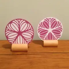 切り絵と貼り絵のメッセージカード