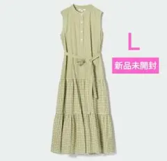 【新品未開封】UNIQLO ユニクロ スラブコットンワンピース 丈短め