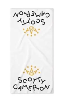 ★SCOTTY CAMERON★ スコッティキャメロン／ラウンドタオル／ホワイト