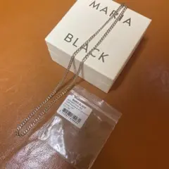 美品 MARIA BLACK マリアブラック シルバー ネックレス