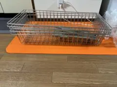 無印良品 ステンレスユニットシェルフ 追加用ワイヤーバスケット 84cm 3個