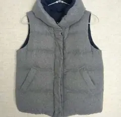 ★BAYFLOW★グレー ダウンベスト リバーシブル美品