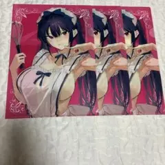 履いてください、鷹峰さん 特典 A4クリアファイル　3枚セット