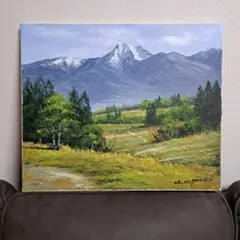 Sale【ART】小川久雄真筆(大正池と穂高連峰)10号 Sale【ART】小川久雄真筆(大正池と穂高連峰)10号
