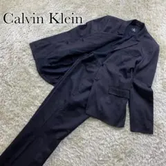 極美品✨Calvin Klein セットアップ パンツスーツ シルク混 6