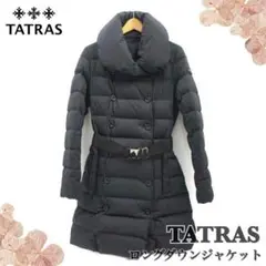 【大人気】TATRAS タトラス 　ダウンジャケット　レディース　ブラック　S