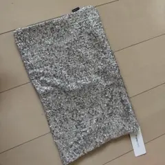 【未使用タグ付き】Francfranc シルバー クッションカバー