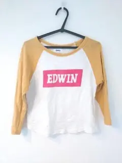 子供服　EDWINラグランロンT　110cm