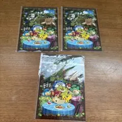 ポケモンカフェ　ポストカード3セット