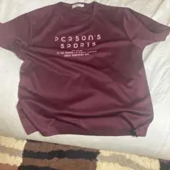 バーガンディ Tシャツ PERSON'S SPORTS