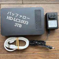 バッファロー HD-LC3.0U3 外付けハードディスク 3TB 動作確認済み