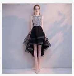 EightSTAR Dress パーティードレス ブラック