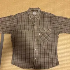 70’sリーバイス半袖チェックシャツMサイズ